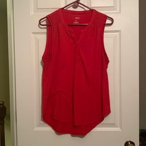 Sonoma red sleeveless shirt size XL